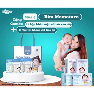 QUÀ TẶNG Tã bỉm dán quần Momotaro S56 M48 M46 L42 XL39 XXL36 XXXL35