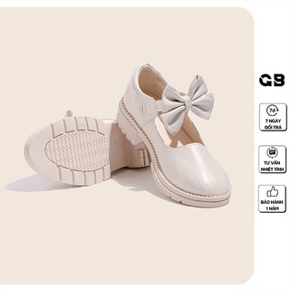 [Mã WABRMH99 giảm 12% đơn 99K]Giày Mary Jane giayBOM chất liệu da mỏng để cao 4 cm B1375