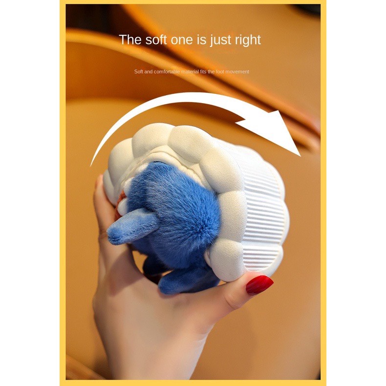 Dép sục bông hình cá mập cho bé yêu