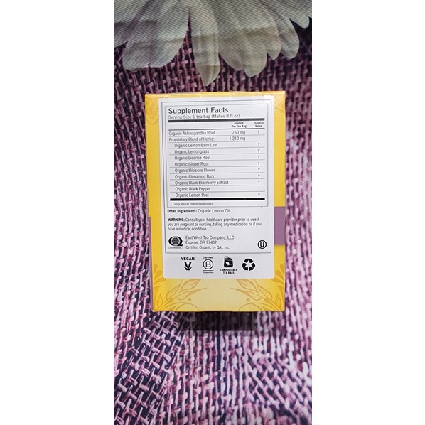 TRÀ HỮU CƠ YOGI HỖ TRỢ MIỄN DỊCH VÀ GIẢM CĂNG THẲNG IMMUNE + STRESS