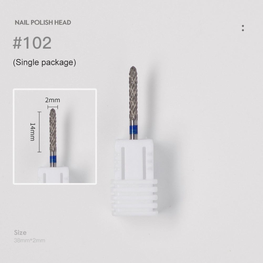 ✧Ready Stcok 1 Đầu Mài Móng Kim Loại Đầu Mài Móng Tay Loại Bỏ Da Chết Đầu Mài Tăng Cường Móng Điện Mặt Trước Kiểu Nga Dụng Cụ Máy Dũa Tẩy Gel Uv Cao Hơn