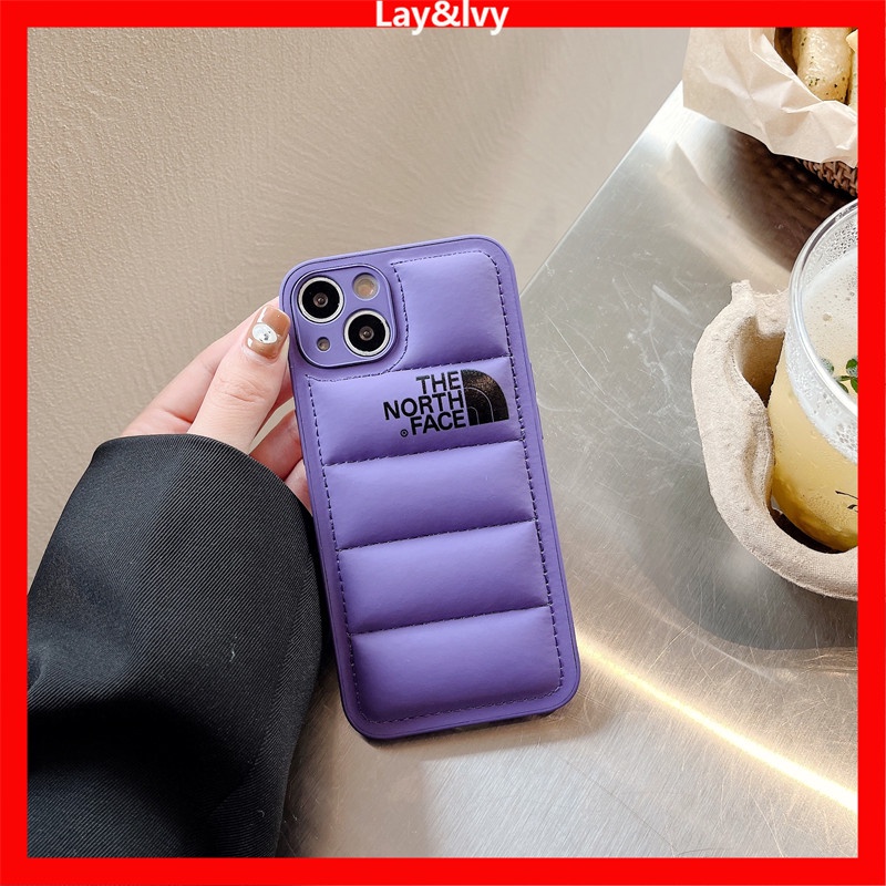 Ốp Điện Thoại Silicone IMD In Hình North Face Hoạt Hình Cho IPhone 14 14Pro 14Max 13ProMax 12 12ProMax 11 11Promax