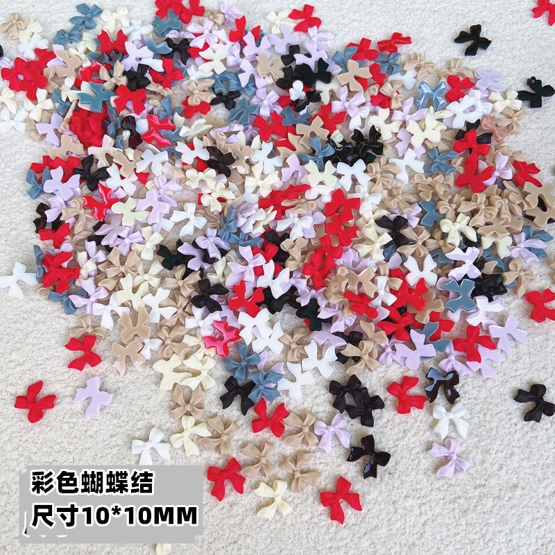 Nơ Trang Sức Nhỏ Xinh Đính Trang Trí Móng Tay Cho Nữ