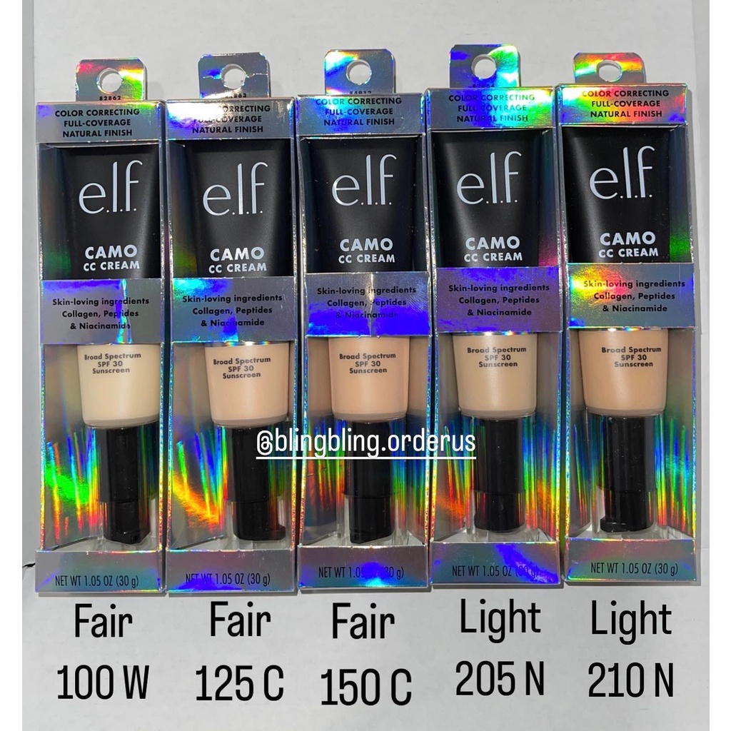 Kem nền ELF Camo CC Cream $15