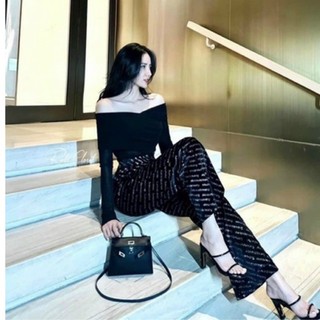 Áo trễ vai nơ ngực hot