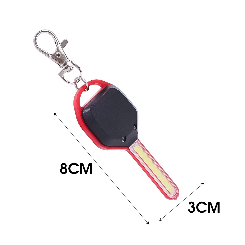 Đèn Pin LED COB Mini Bỏ Túi Hình Nút Bần Có Thể Sạc Lại Tiện Dụng