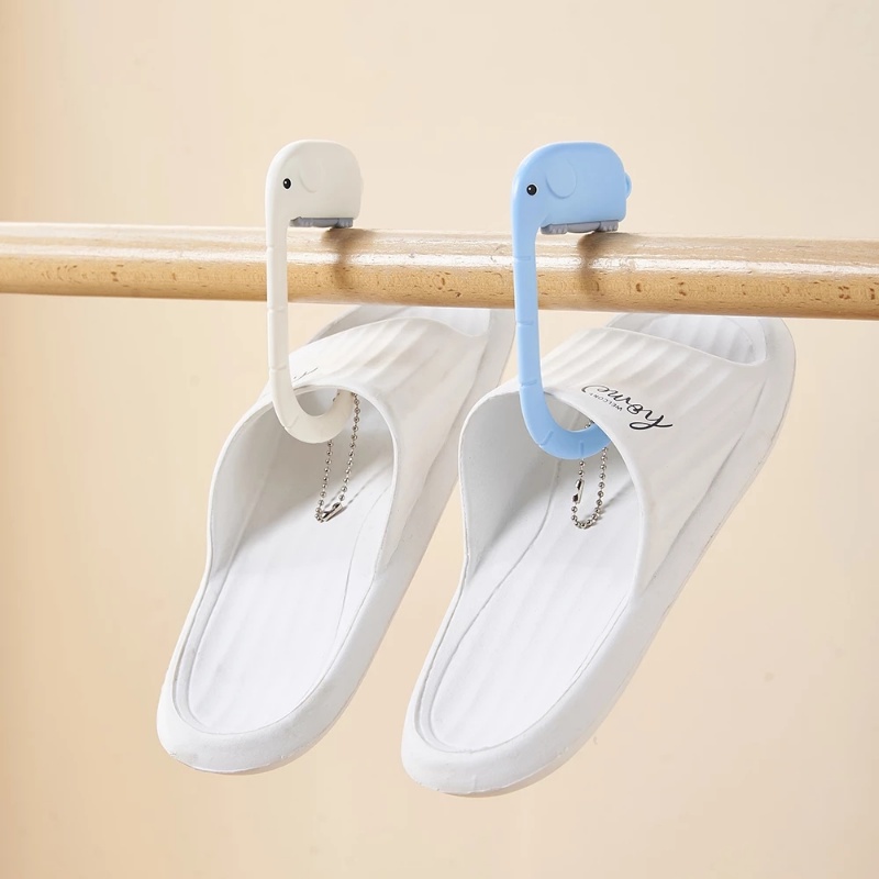 Móc Treo Túi Xách Hình Chú Voi Dễ Thương Tiện Dụng Cho Phòng Tắm / Nhà Bếp