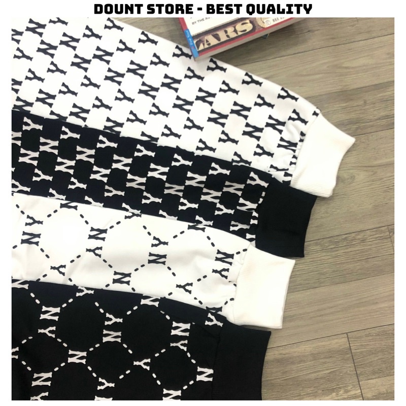 Áo Sweater MLB Monogram bản cao cấp Áo Sweater NY nam nữ in họa tiết mới nhất