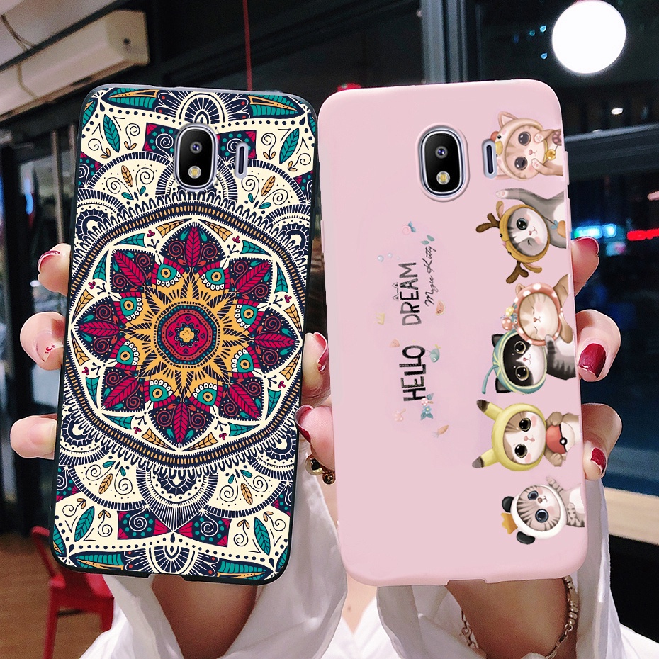 Ốp Điện Thoại Silicon Mềm Hình Phi Hành Gia Cho Samsung Galaxy J4 2018 Samsung J4 J400 SM-J400F Shell 5.5 inch