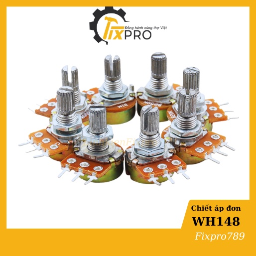 Combo 10 chiếc chiết áp đơn 10K WH148 - 15mm