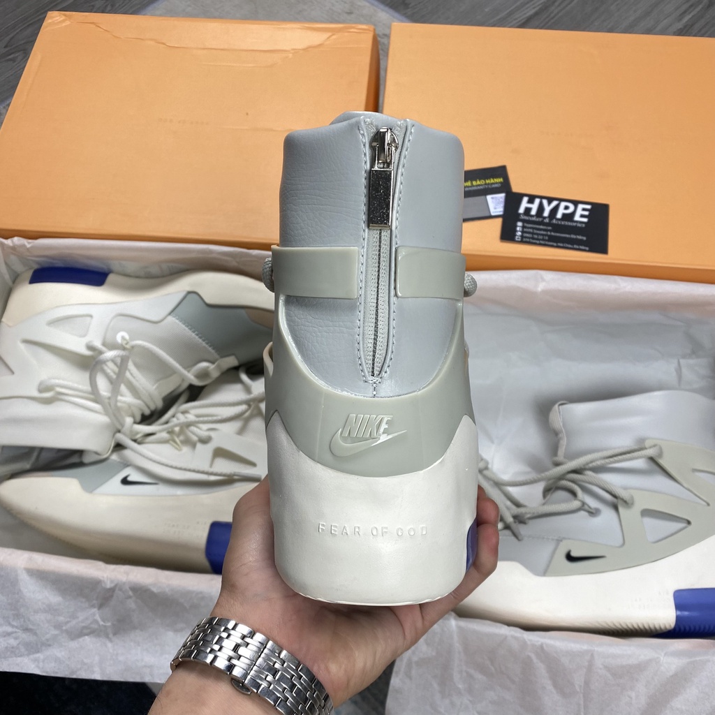 Giày Nike Fear of God 1 Light Bone Sail (Xám) - Hype Sneaker | High Quality.