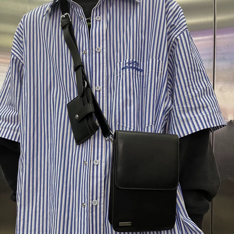 Túi Đeo Chéo Dáng Đứng Kèm Card Wallet