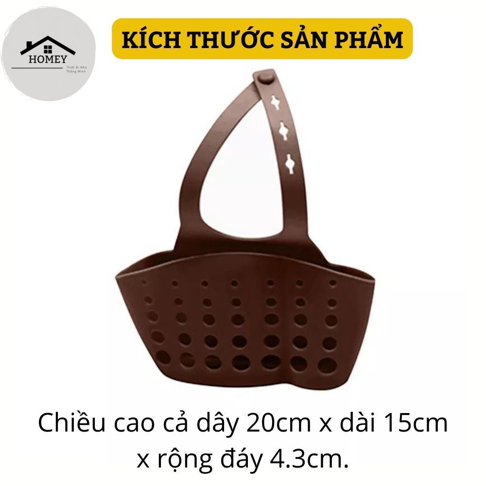 Homey - Túi Nhựa Treo Vòi Chậu Rửa &amp; Lavabo - Đa Năng - Bền - Gọn Nhẹ