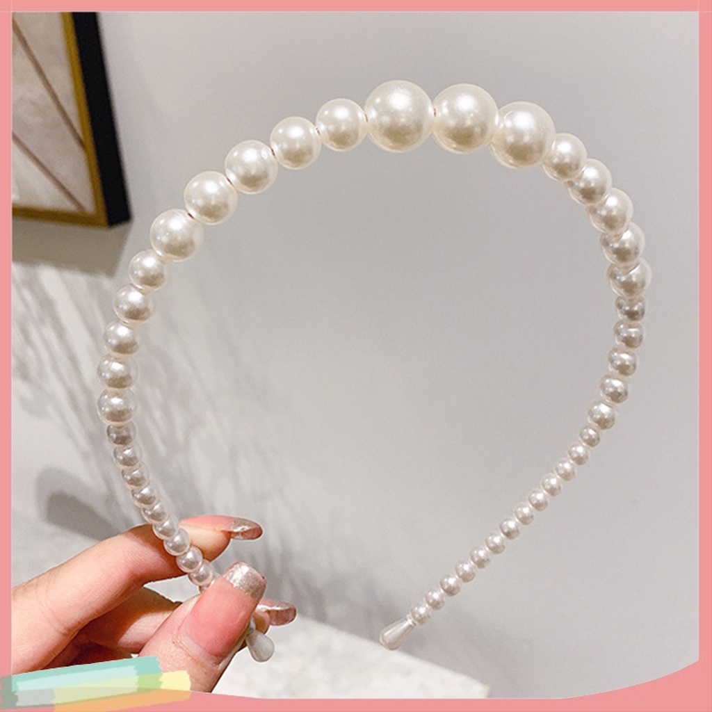 Băng Đô Đính Ngọc Trai Giả Thời Trang Cho Nữ