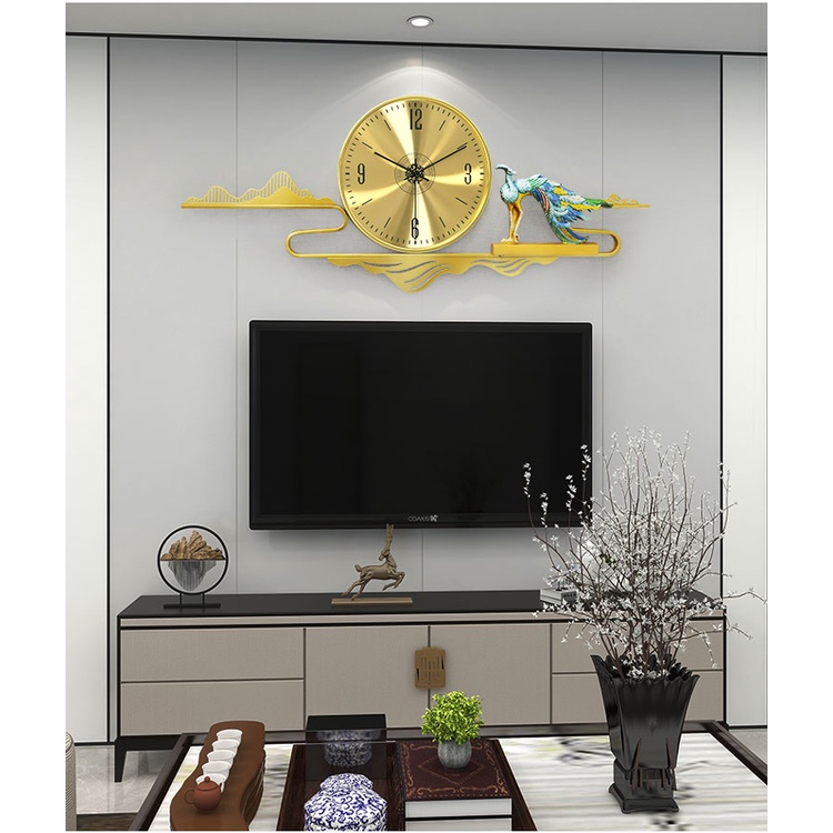 Đồng Hồ Treo Tường trang trí -Mã 2987-Kt=85x36cm-Tranh decor kim loại hiện đại đẹp,rẻ-quà tặng ý ngĩa-bh 5 năm