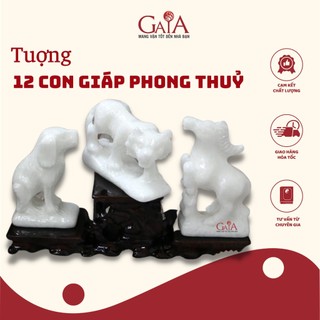 Tượng 12 con giáp cho các tuổi, hàng tự nhiên tạc tay | Tượng phong thuỷ