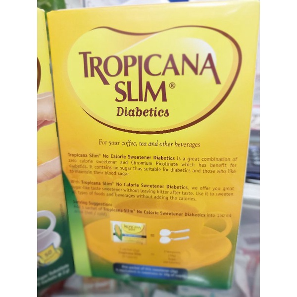 Tropicana Slim ( Diabetics): đường bắp ăn kiêng