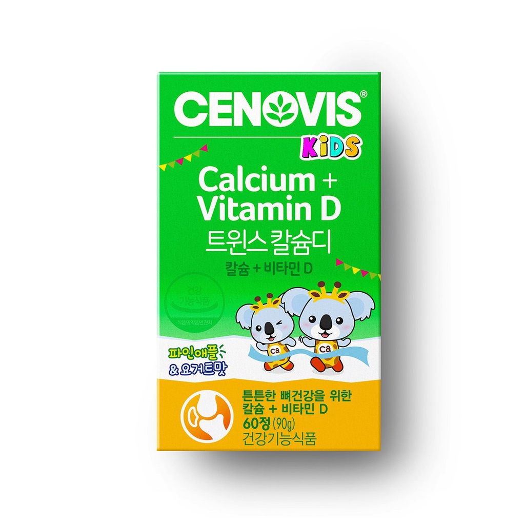 Viên uống bổ sung Canxi và Vitamin D cho bé Cenovis Kids - Hộp 60 viên