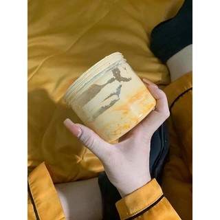 Hũ 500gr kem cốt đặc rỉ dầu vàng ủ nóng