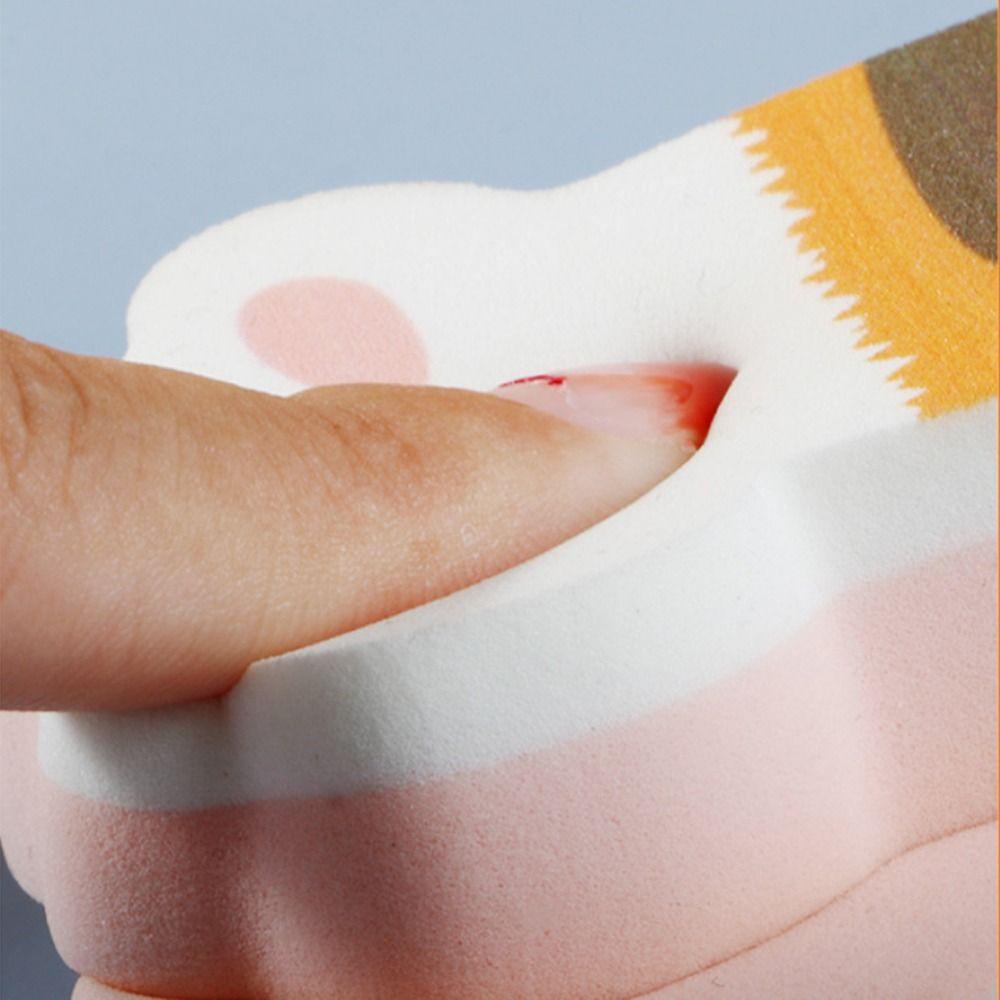 Mút Trang Điểm MALCOLM Hình Chân Mèo Dễ Thương Có Hộp Đựng Tiện Lợi