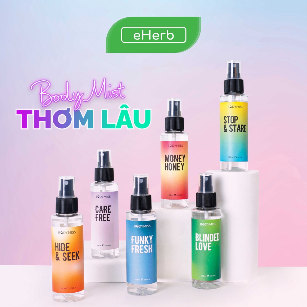Bodymist Nam Nữ Toàn Thân Lưu Hương 6 Giờ - Xịt Body Mist Hẹn Hò, Đi Học BODYMISS 135ml (Chai)