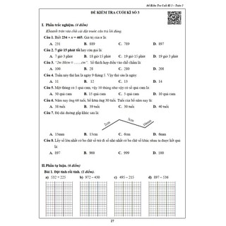 Sách - Đề kiểm tra Toán 2 học kì 2