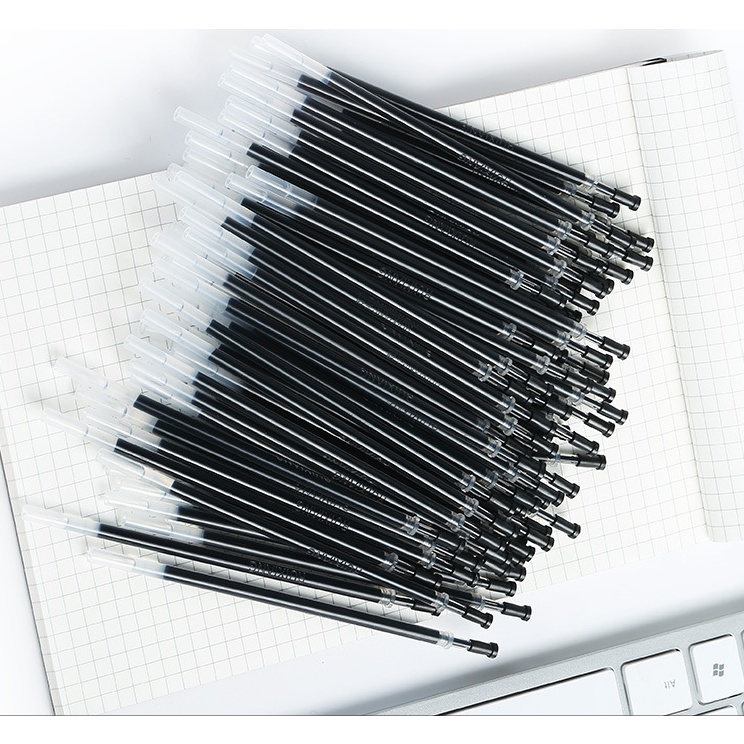 SET 5 Bút Mực Nước Gel Resun, Ruột Bút Nước Ngòi Bi, Ngòi Kim Xanh-Đen-Đỏ Thay Thế