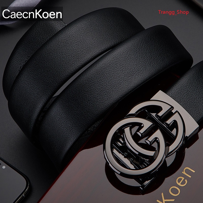 Thắt Lưng Nam Caecn Koen Da Bò Cao Cấp 2 Lớp