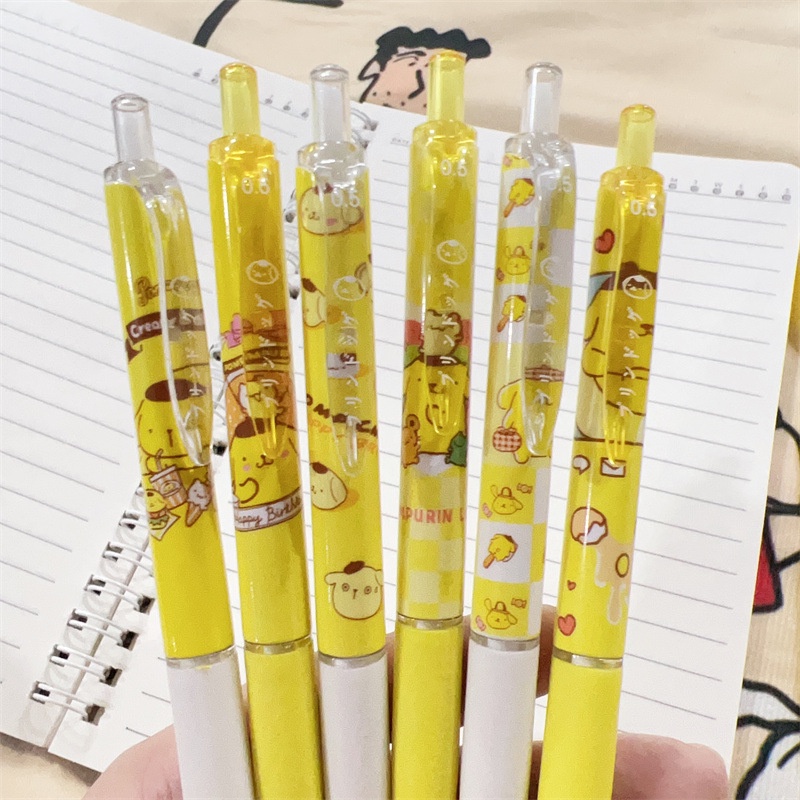 Bút Gel Mực Đen Hình Chú Chó Pudding Dễ Thương Cho Bé Gái