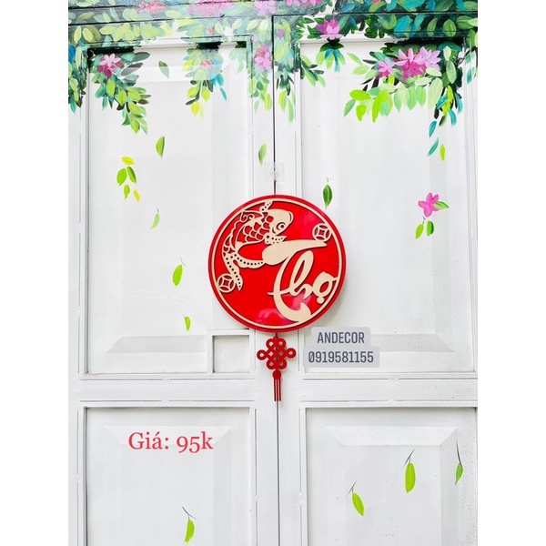 Liễng gỗ trang trí Tết