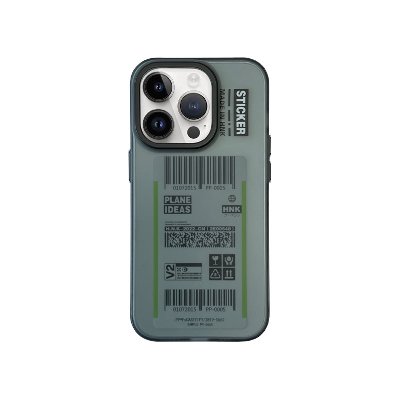Ốp Điện Thoại Cứng Hai Mặt Nhám In Hình Vé Máy Bay Cho iPhone 14 / 13 / 12 Pro max / 13Pro / 12Pro / 12 / iPhone 11 / 14 plus