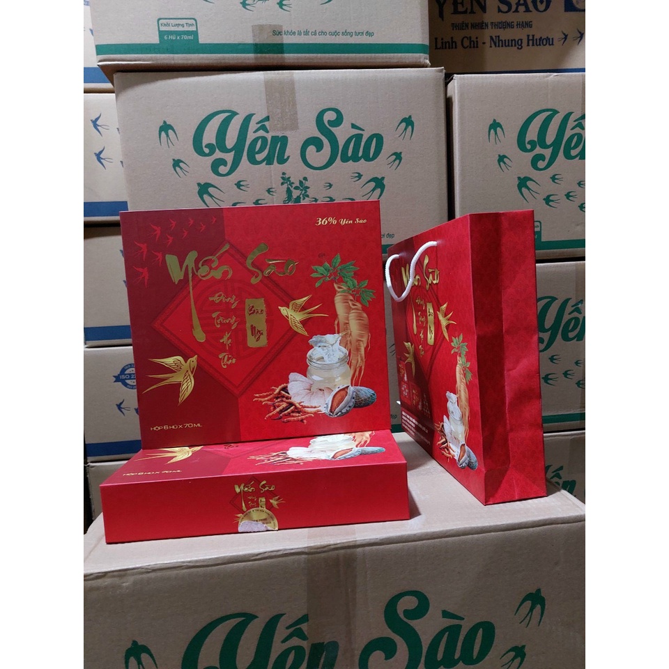 Yến sào Hồng sâm Đông Trùng Hạ Thảo BÀO NGƯ cao cấp giúp bồi dưỡng sức khoẻ, đẹp da ăn ngủ ngon