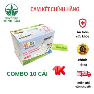 Hộp khẩu trang y tế 3 lớp trẻ em chính hãng