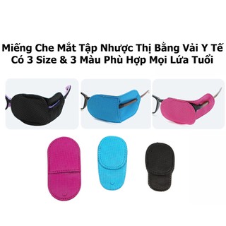 Miếng che mắt tập nhược thị bằng Vải - Có thể tái sử dụng