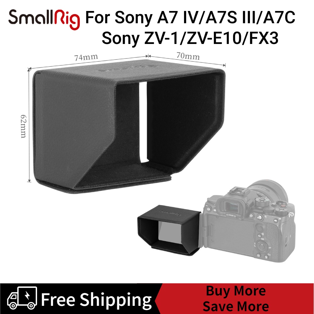SmallRig Máy ảnh sunhood cho Sony A7 IV / A7S III / A7C / A7C II / ZV-1 II / ZV-1F/ ZV-E1 / ZV-1/ZV-