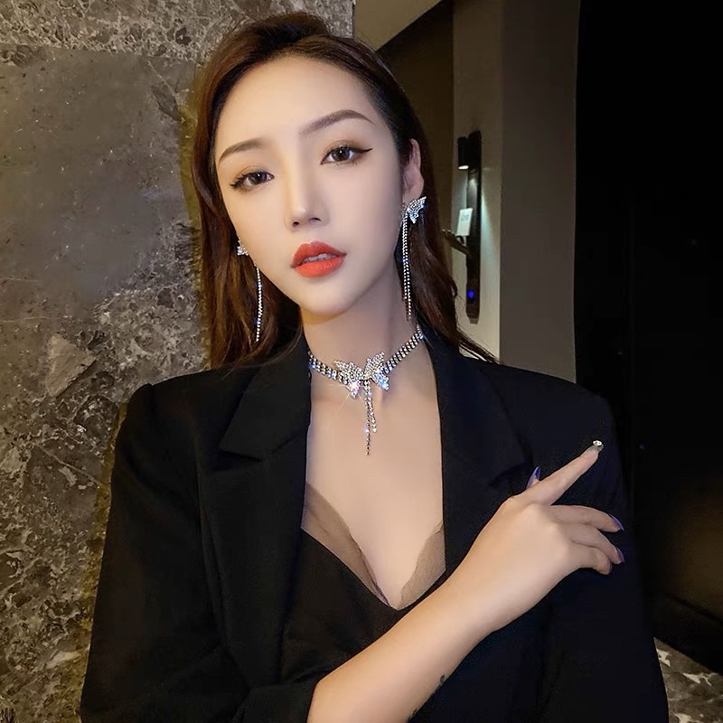 Vòng cổ đính đá dự tiệc sang trọng - Khanturban.vn