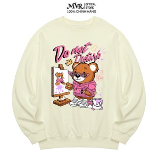 Áo Tay Dài Sweater Da Cá Streetwear Gấu Hiphop Vẽ Tranh Mvr Do Not Disturb Phong Cách Đường Phố