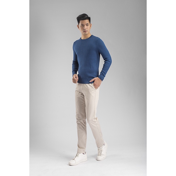 Áo len nam ARISTINO AWO008W8 độ dày vừa phải, kiểu dáng trẻ trung, chất len cotton pha mịn đẹp, giá tốt