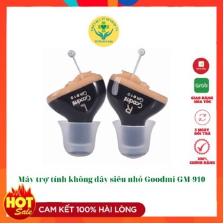 Máy trợ thính ,tai nghe trợ thính, máy trợ tính không dây siêu nhỏ goodmi gm-910