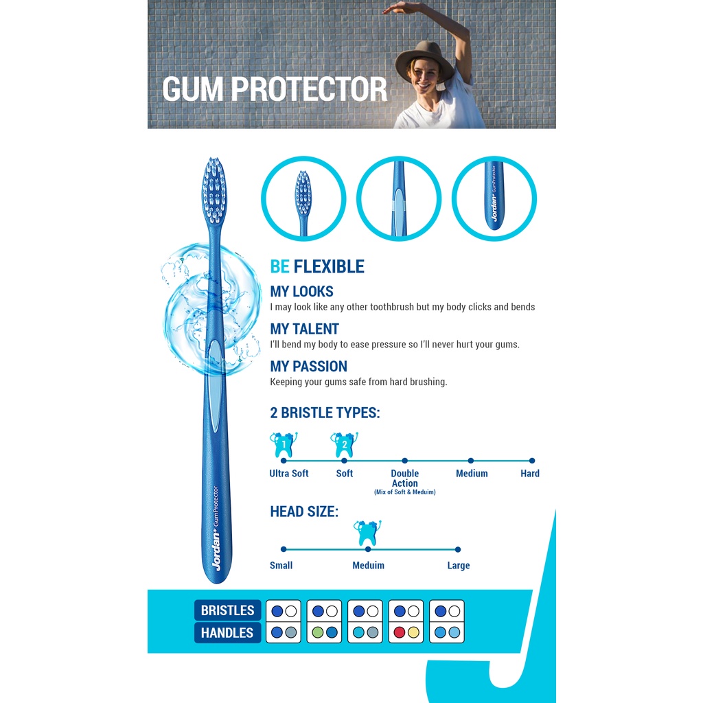 Combo 12 bàn chải click gum jordan Siêu mềm