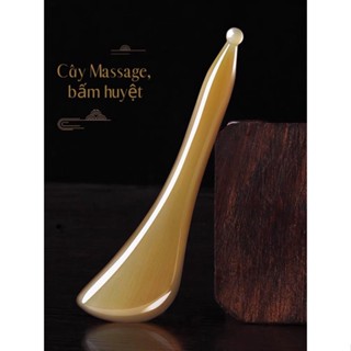 Dụng cụ massage, cạo gió, bấm huyệt sừng cao cấp giúp trẻ hóa làn da, lưu thông khí huyết