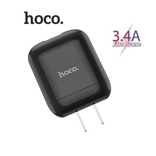Cốc sạc hoco hk2 sạc nhanh 3.4a chân dẹt 1 cổng usb chất liệu pc cao cấp