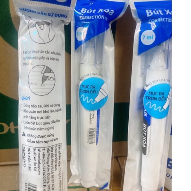 Bút xoá Campus CP-07 / 7ml dùng trong văn phòng-học sinh-sinh viên- hàng nhập Ấn Độ