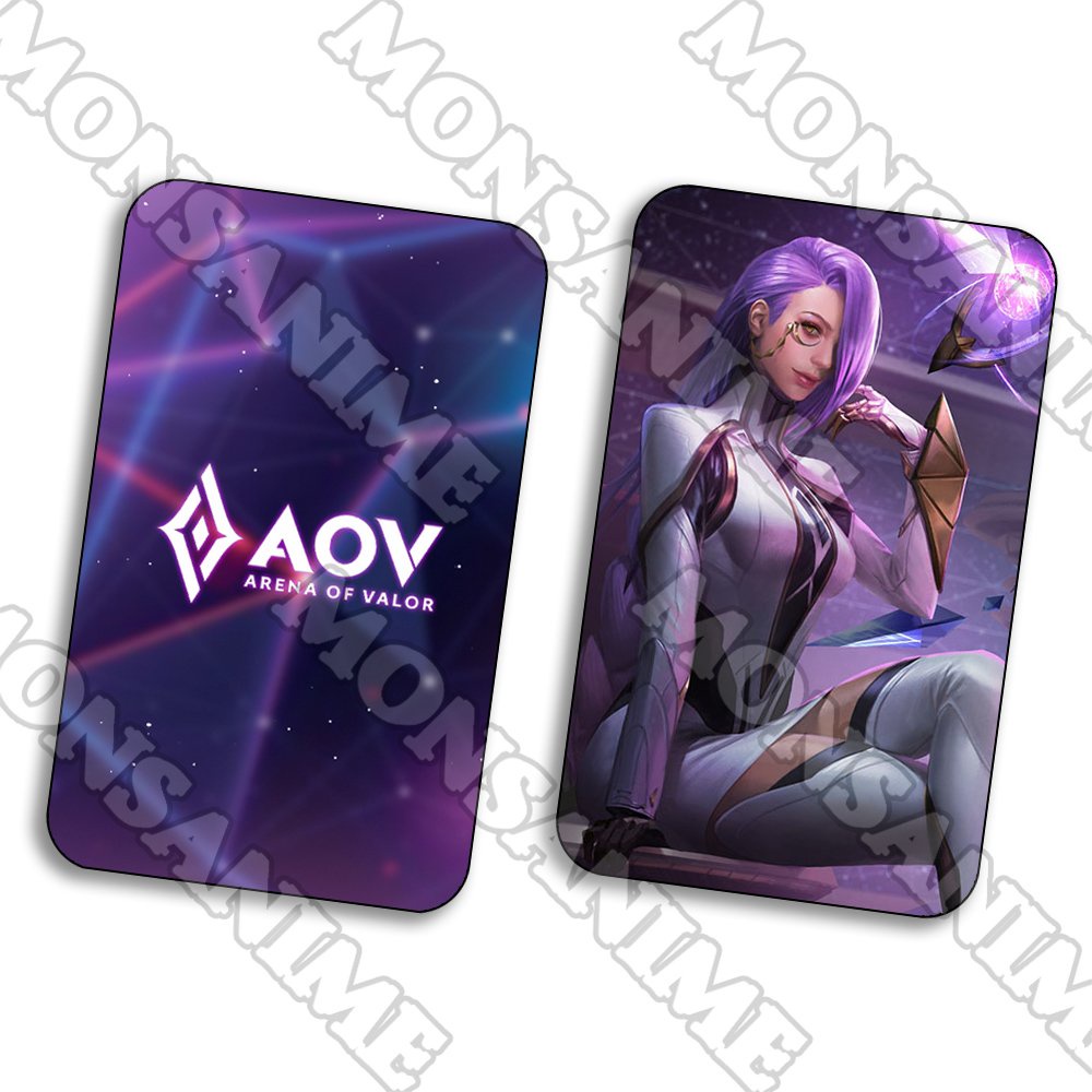 Ảnh card bo góc in hình Liên quân game Arena of Valor ver TINH HỆ thẻ bo viền 5*8cm anime chibi 1 tấm