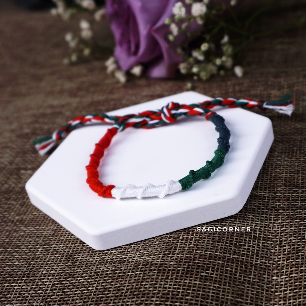 Chap.1 - Vòng tay, chân màu giáng sinh unisex l Wrap bracelet