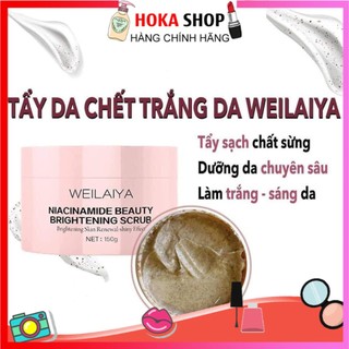 Tẩy tế bào chết chết body Weilaiya Niacinamide Brightening Scrub chính hãng 150g. SG