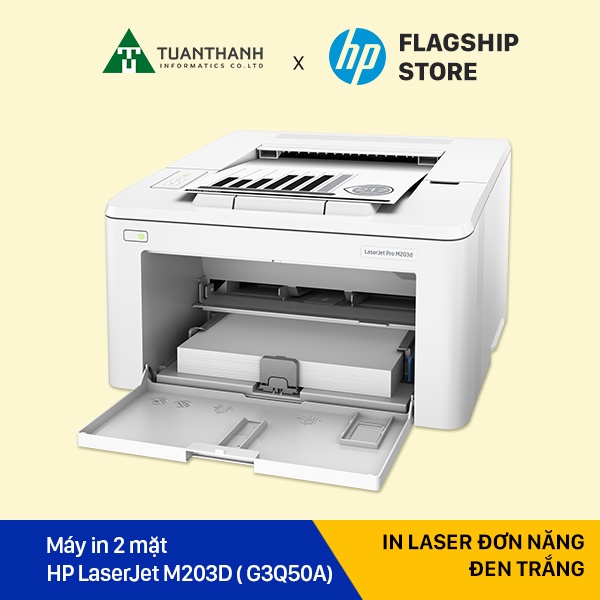 Máy in 2 mặt HP LaserJet Pro M203d  - Hàng chính hãng, bảo hành 12 tháng