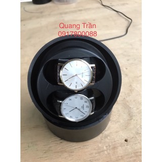 Hộp xoay đồng hồ cơ, hộp xoay đựng 1 đến 2 đồng hồ giúp lên dây cót cho các loại đồng hồ cơ Automatic