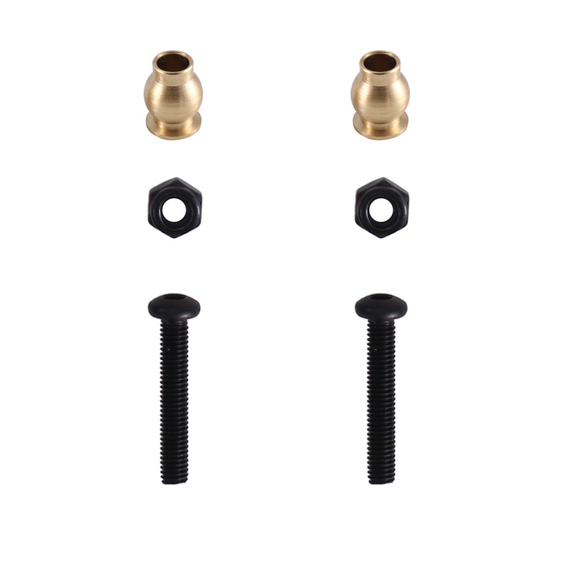 Bộ 2 Phuộc Giảm Xóc 95mm Bằng Kim Loại Tùy Chỉnh Thay Thế Cho Xe Tải Điều Khiển 1 / 10