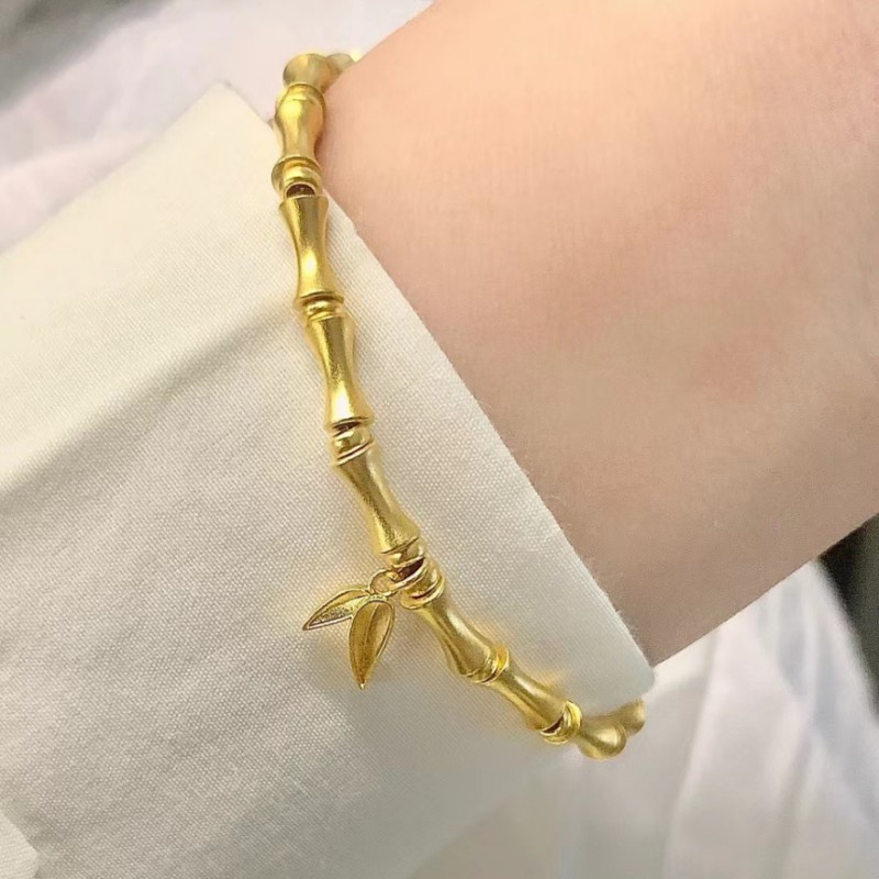 Vòng Tay Mạ Vàng 18K Kuroze Phong Cách Trung Hoa Cổ Điển